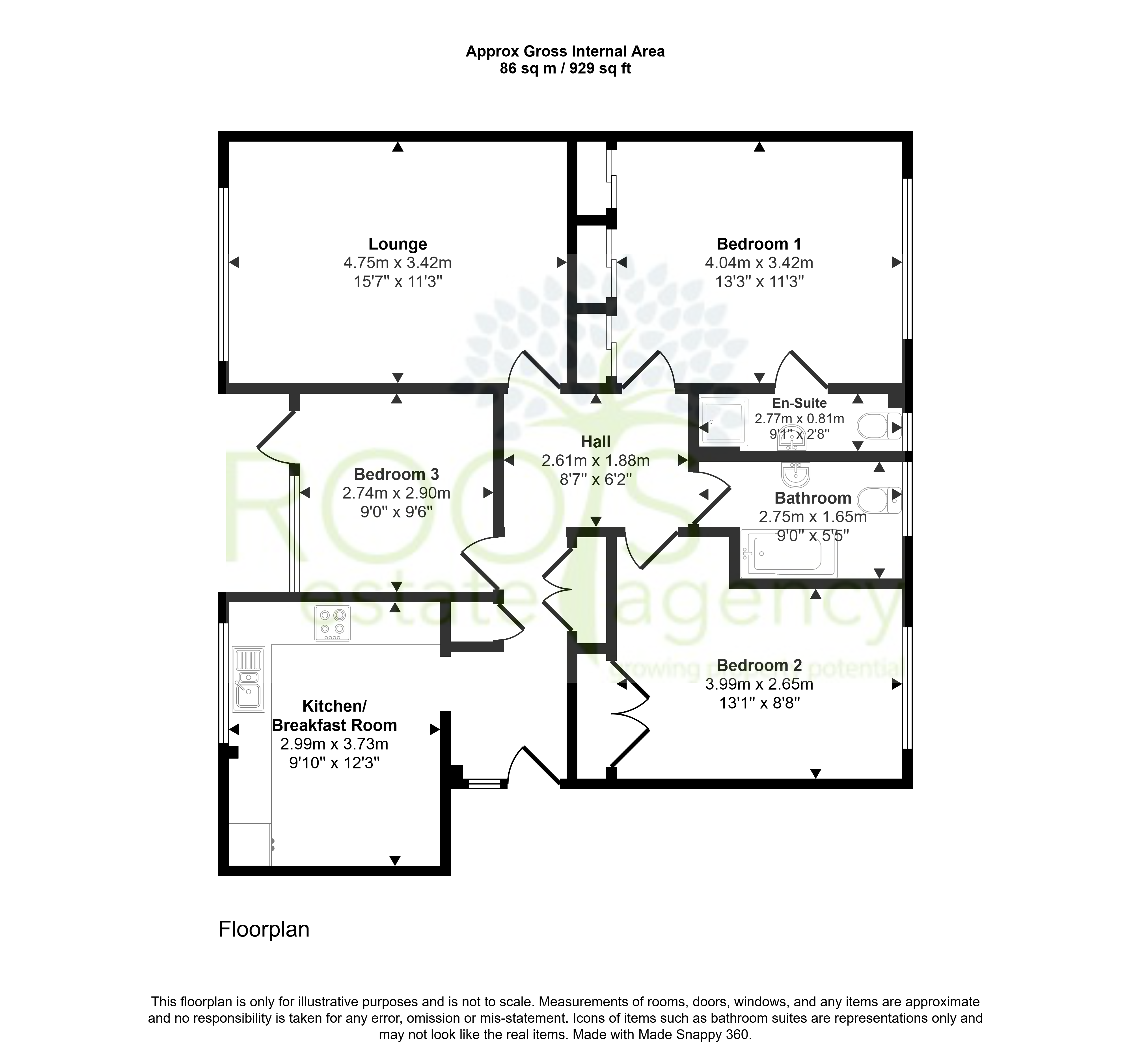 35, Gorselands, Berkshire floorplan