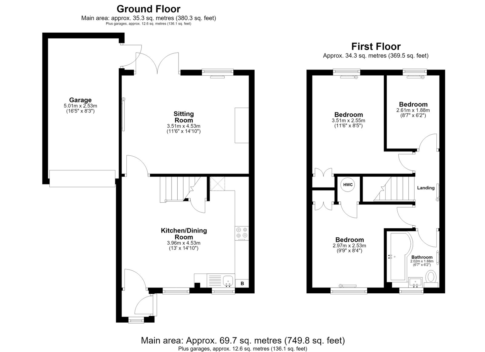15, Northlands Way, Tetbury floorplan