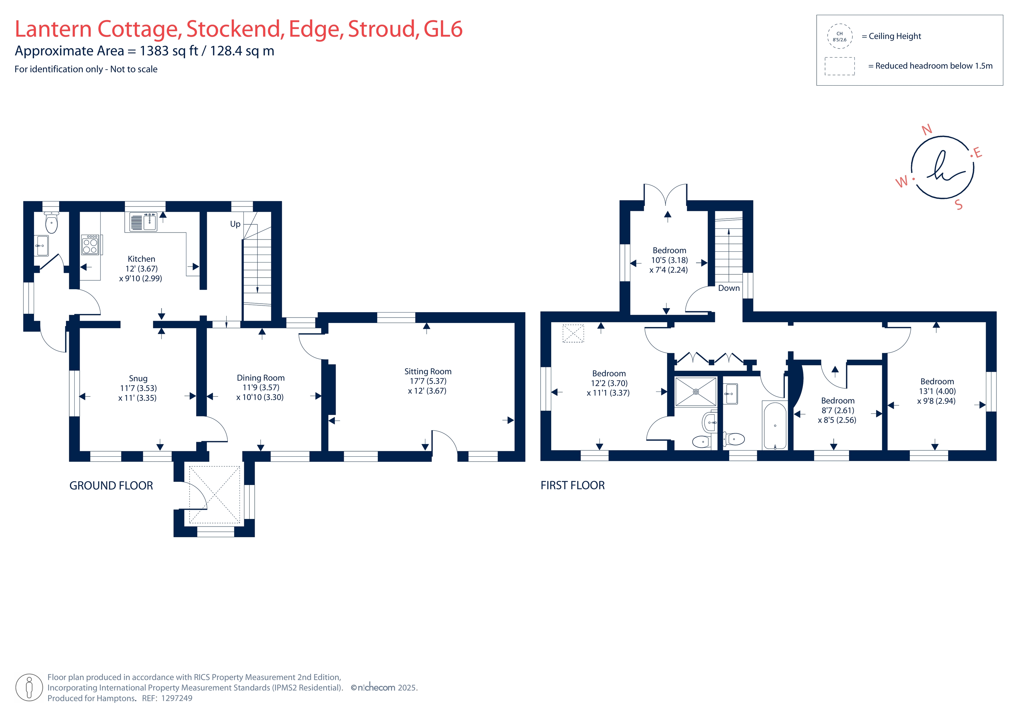 Lantern Cottage, Stockend, Edge, Stroud floorplan