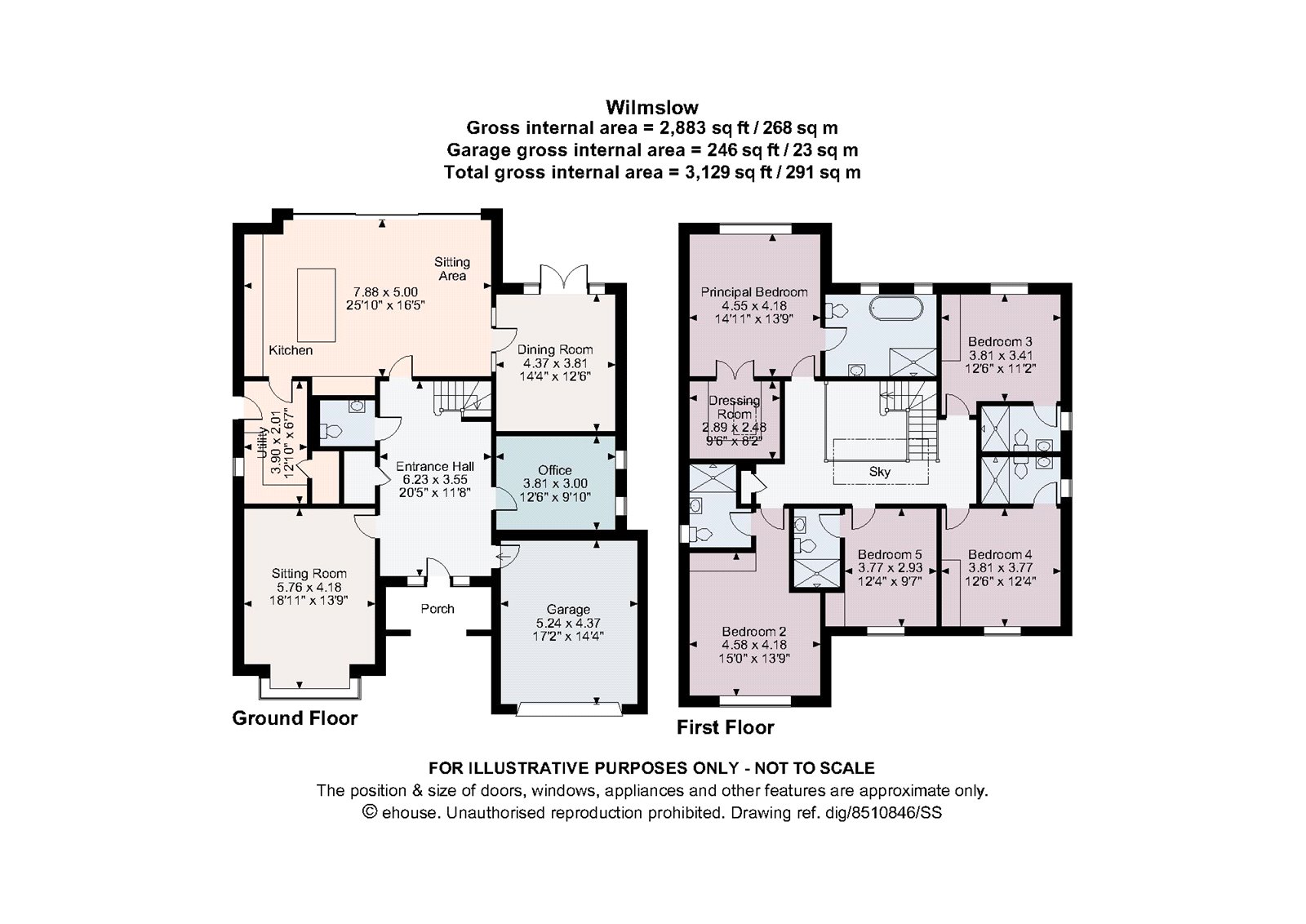 Bollin Hill, Wilmslow, Cheshire SK9, 5 bedroom detached house for sale