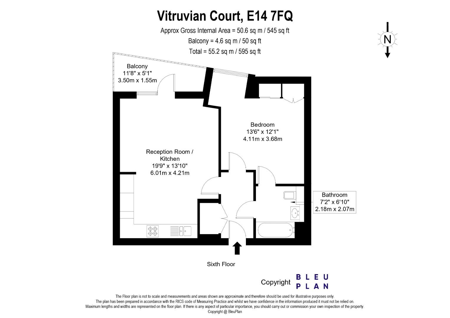20 Vitruvian Court, 7, Rolling Mills Mews, London floorplan