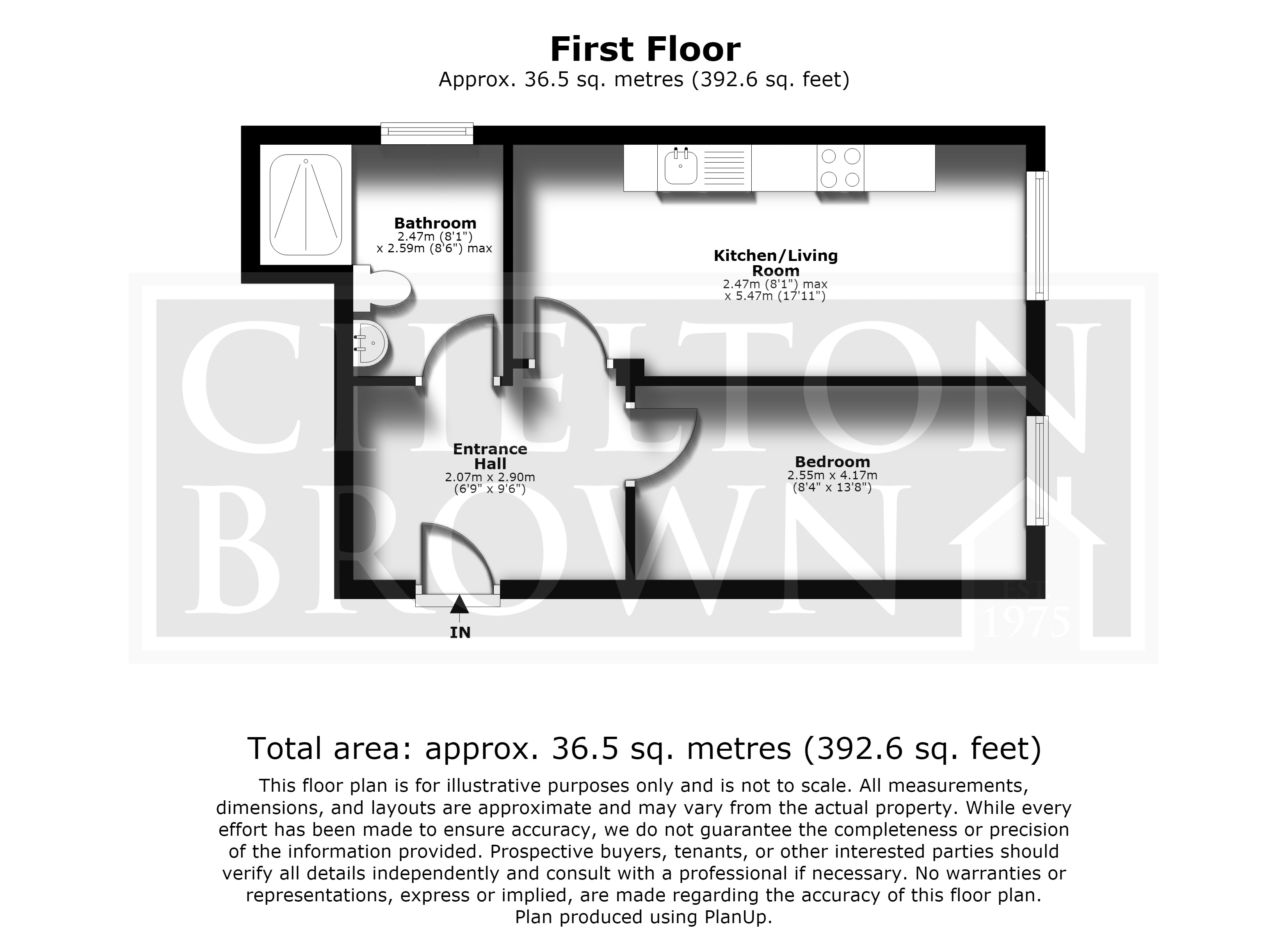 Flat 11, 34A,, Gold Street, Northamptonshire floorplan