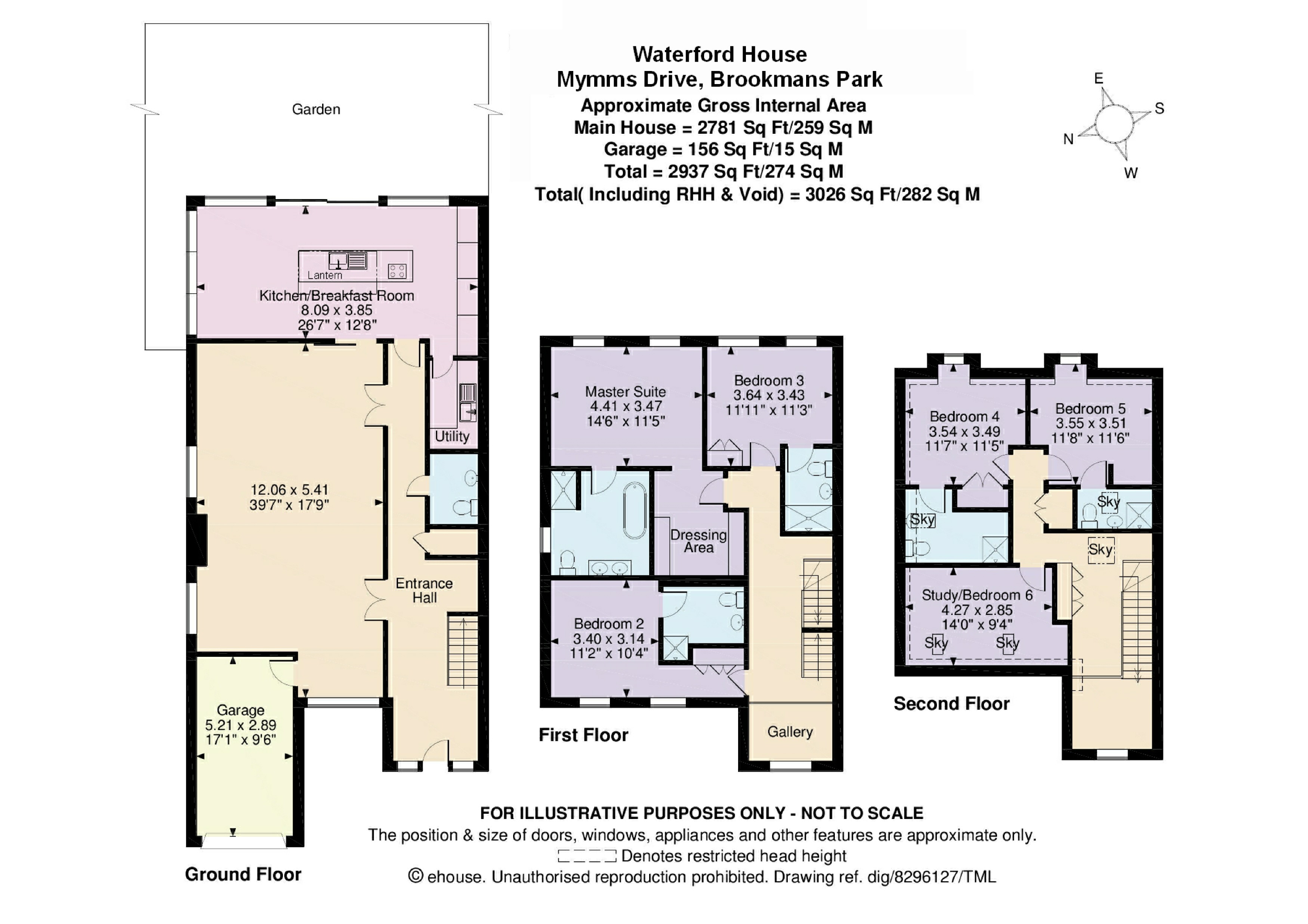 5 Bedrooms Semi-detached house for sale in Mymms Drive, Brookmans Park, Hertfordshire AL9