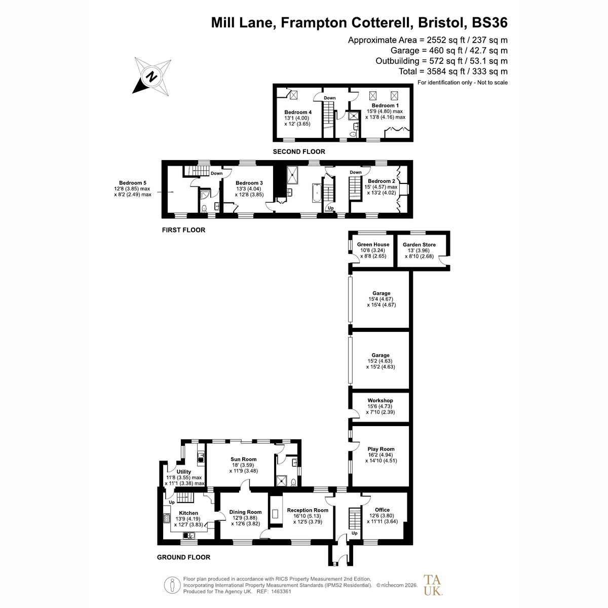 4, Mill Lane, Bristol floorplan