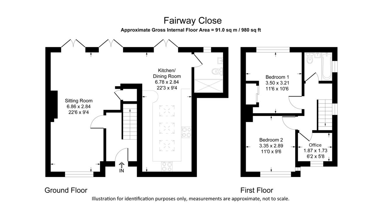 2, Fairway Close, St. Albans floorplan