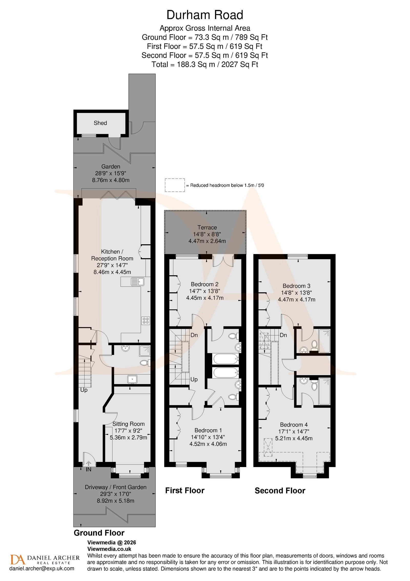 127, Durham Road, London floorplan