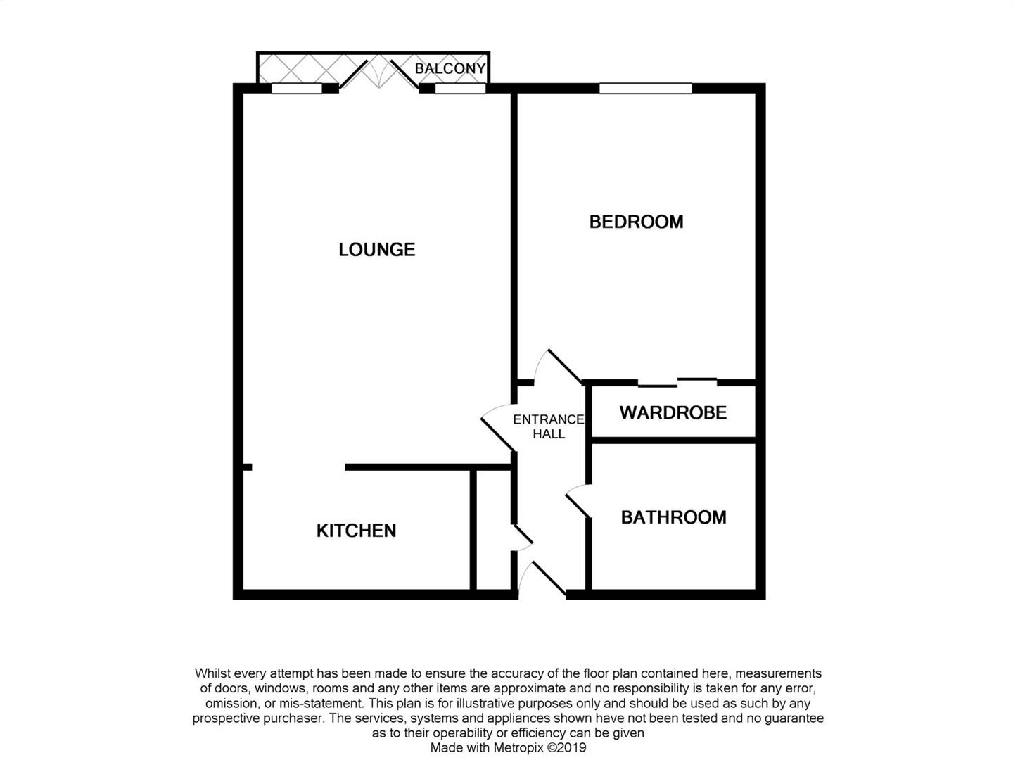 Edwards Court, Turners Hill, Cheshunt EN8, 1 bedroom flat for sale