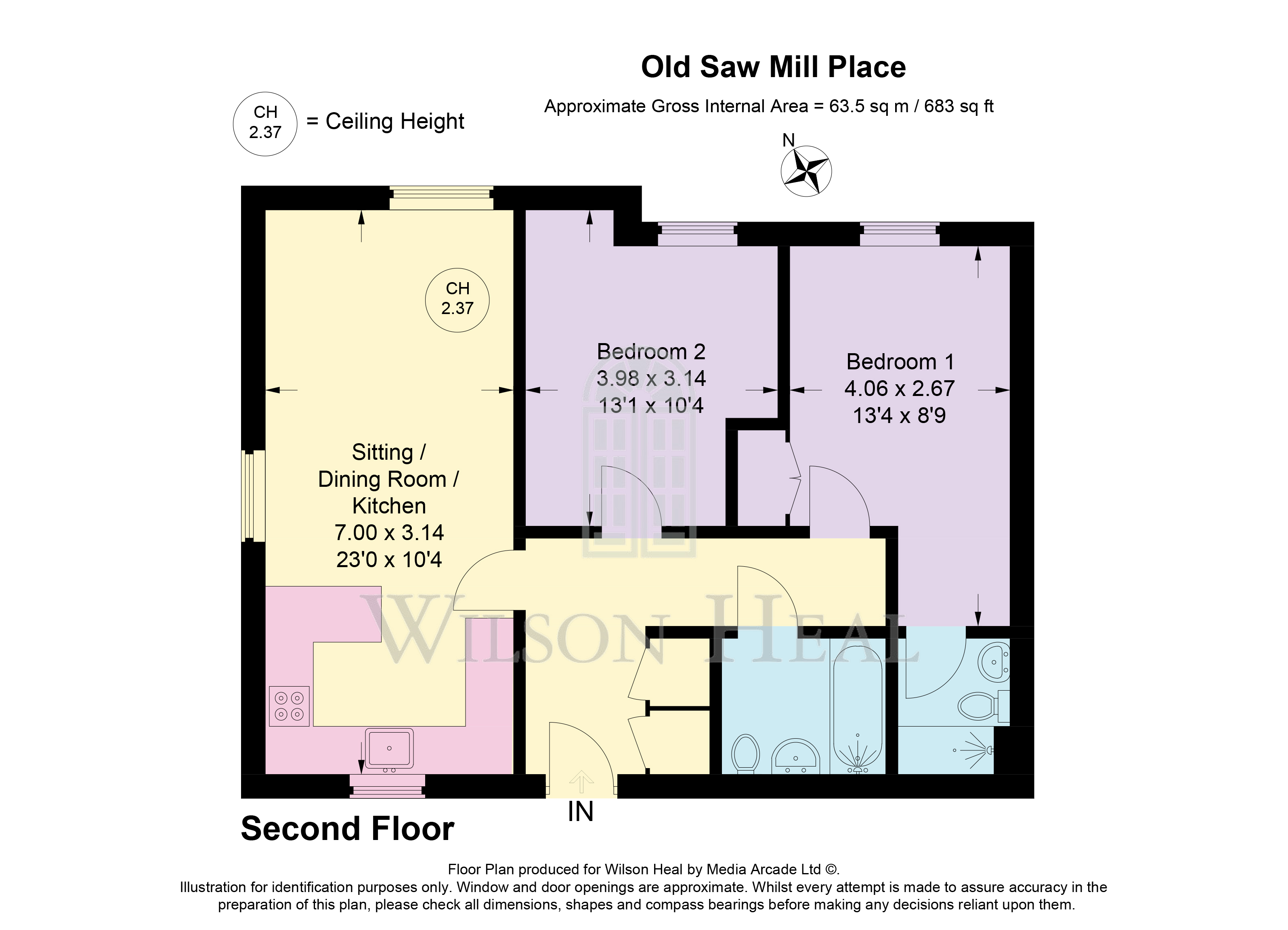 32, Stubwick Court, Amersham, Buckingamshire floorplan