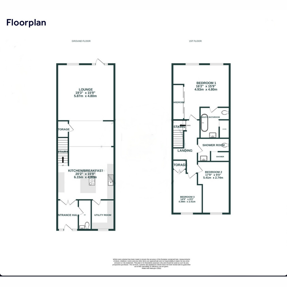 5, Vyner Croft, Prenton floorplan