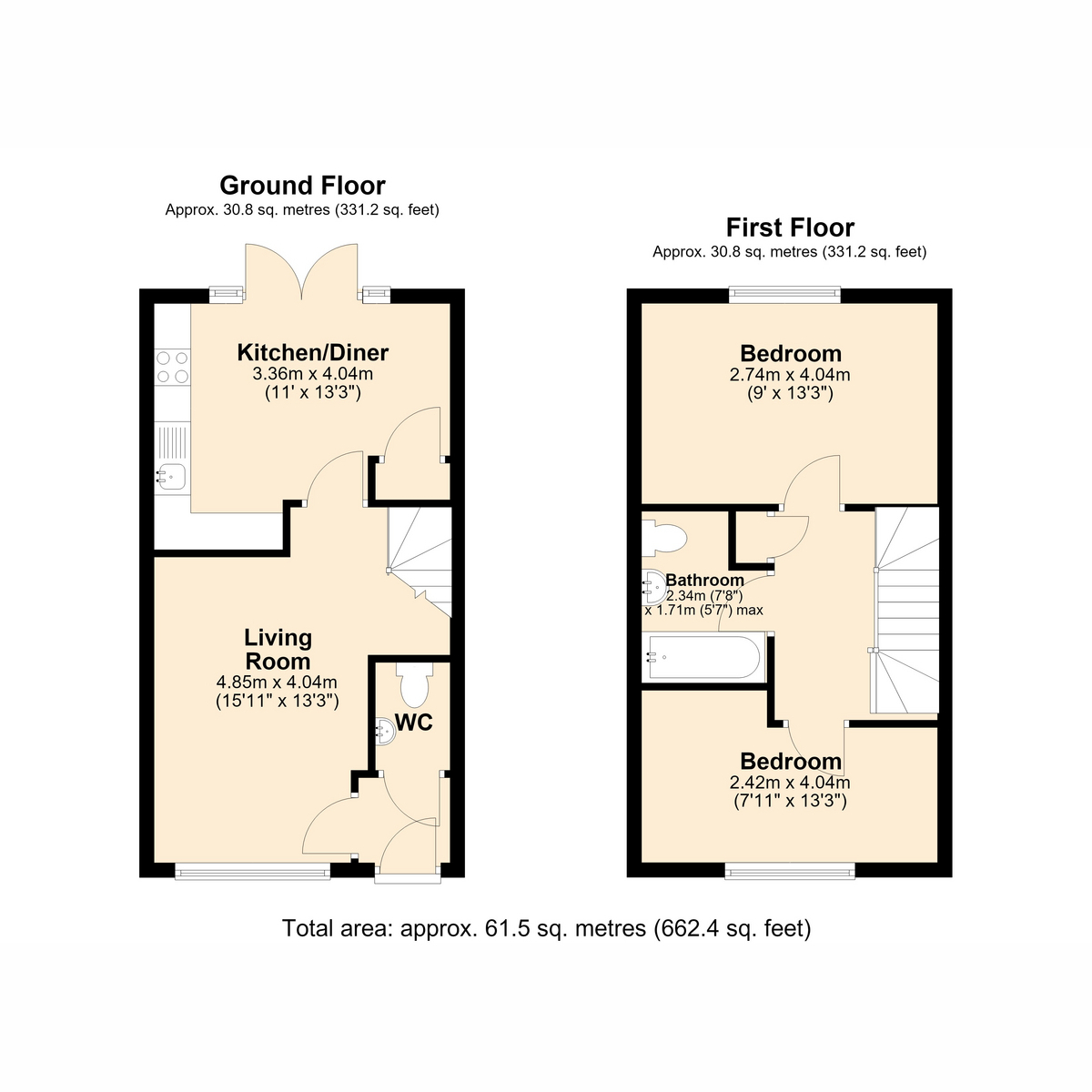 Dymond Drive, Shrewsbury floorplan