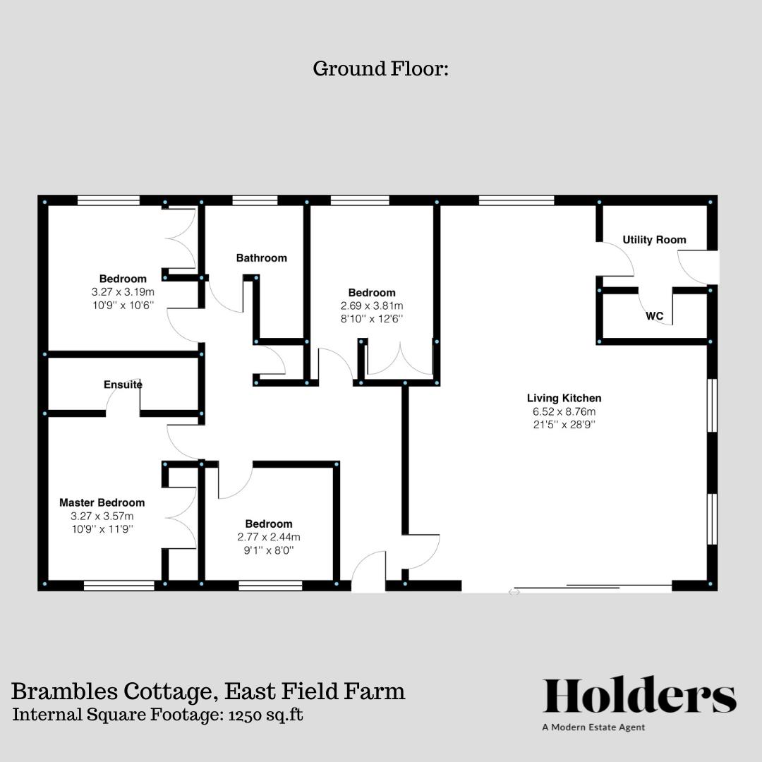 Plot 5 Brambles Cottage, East Field Farm, Church Street, Swadlincote floorplan
