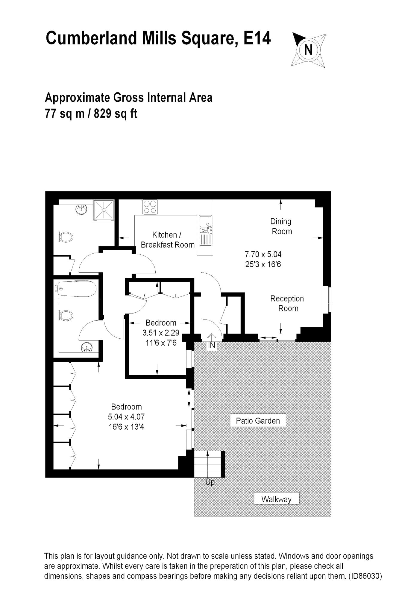 2 Bedrooms Flat to rent in Cumberland Mills Square, Canary Wharf, London E14