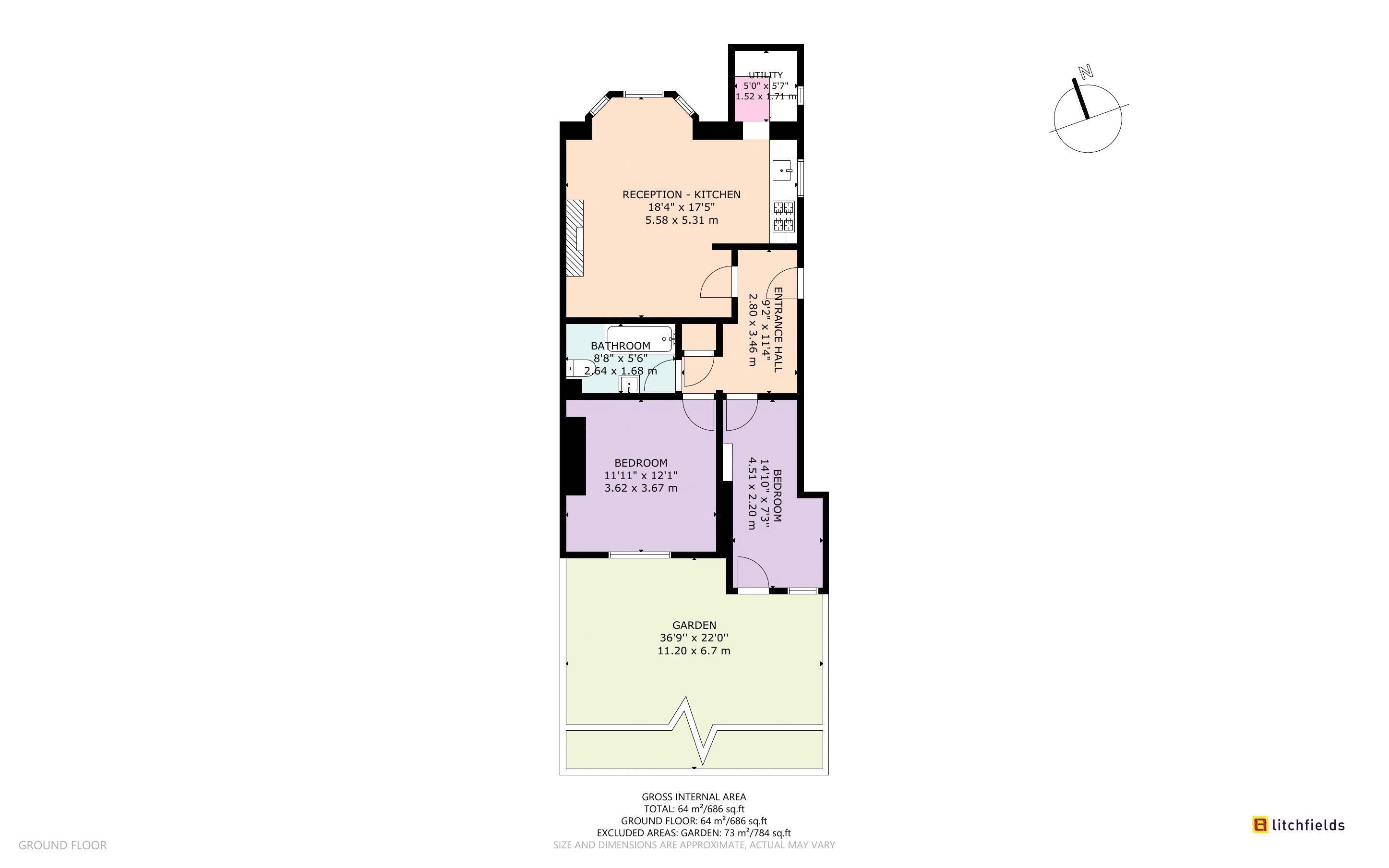 Crescent Road, Crouch End floorplan