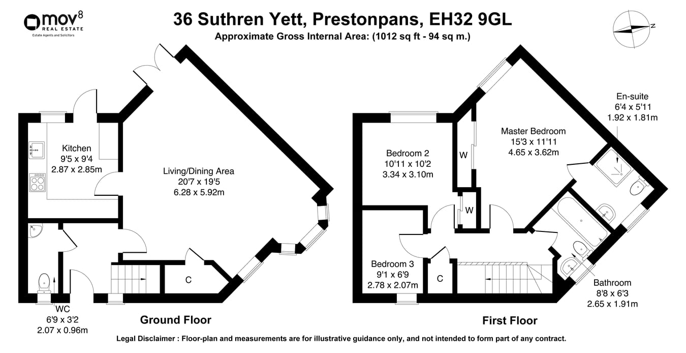 Suthren Yett, Prestonpans floorplan
