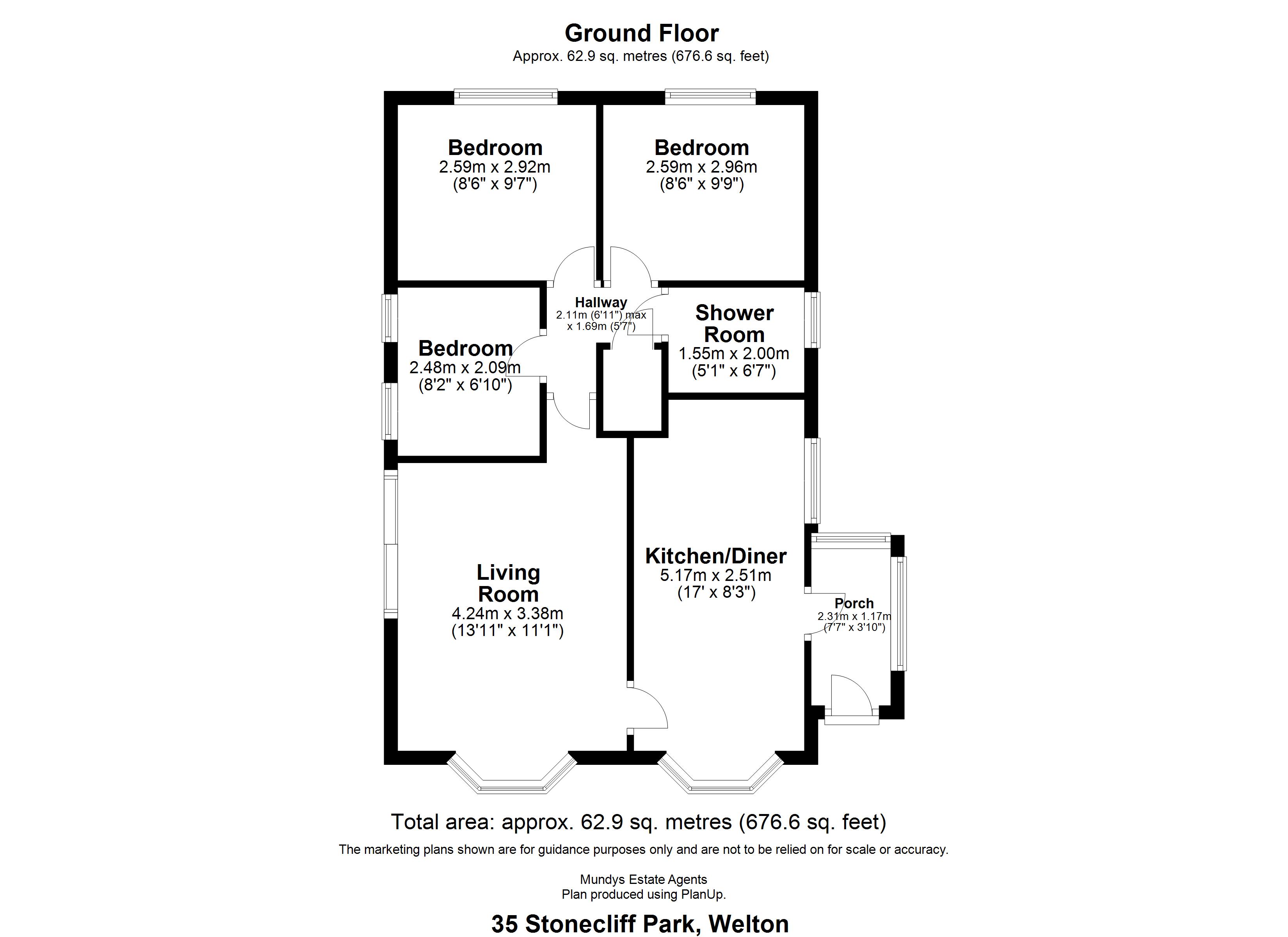 Stonecliff Park, Prebend Lane, Welton, Lincoln LN2, 3 bedroom mobile