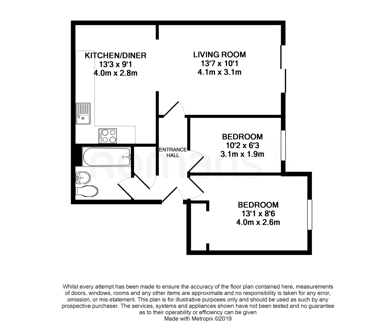 2 Bedrooms Flat for sale in Admirals Court, Rose Kiln Lane, Reading RG1