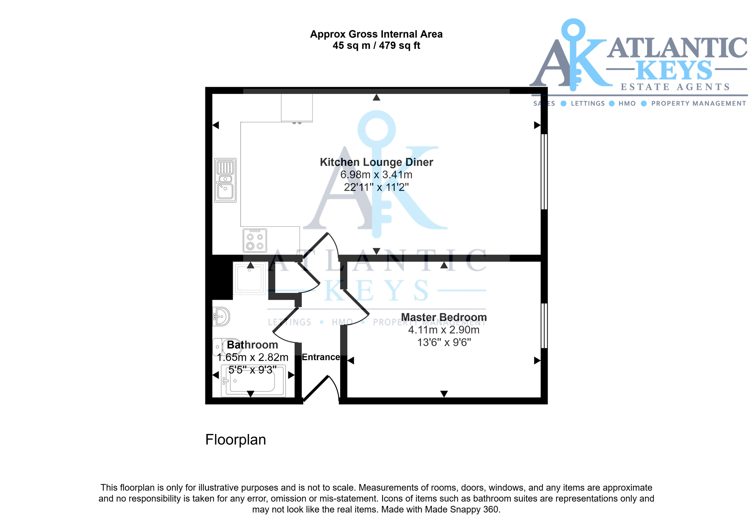 9 St. Olaves Mews, Exeter floorplan