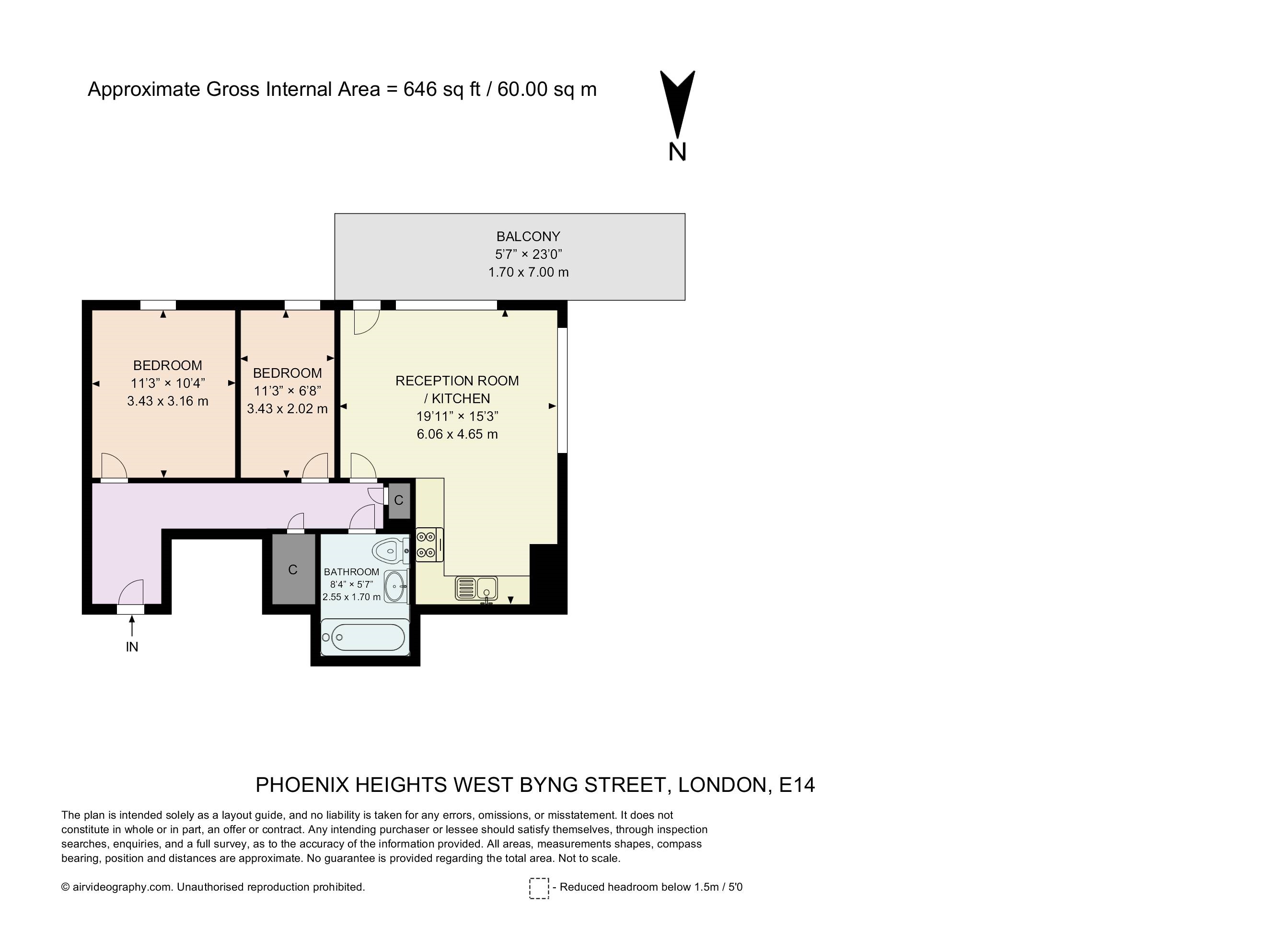 Byng Street, London floorplan