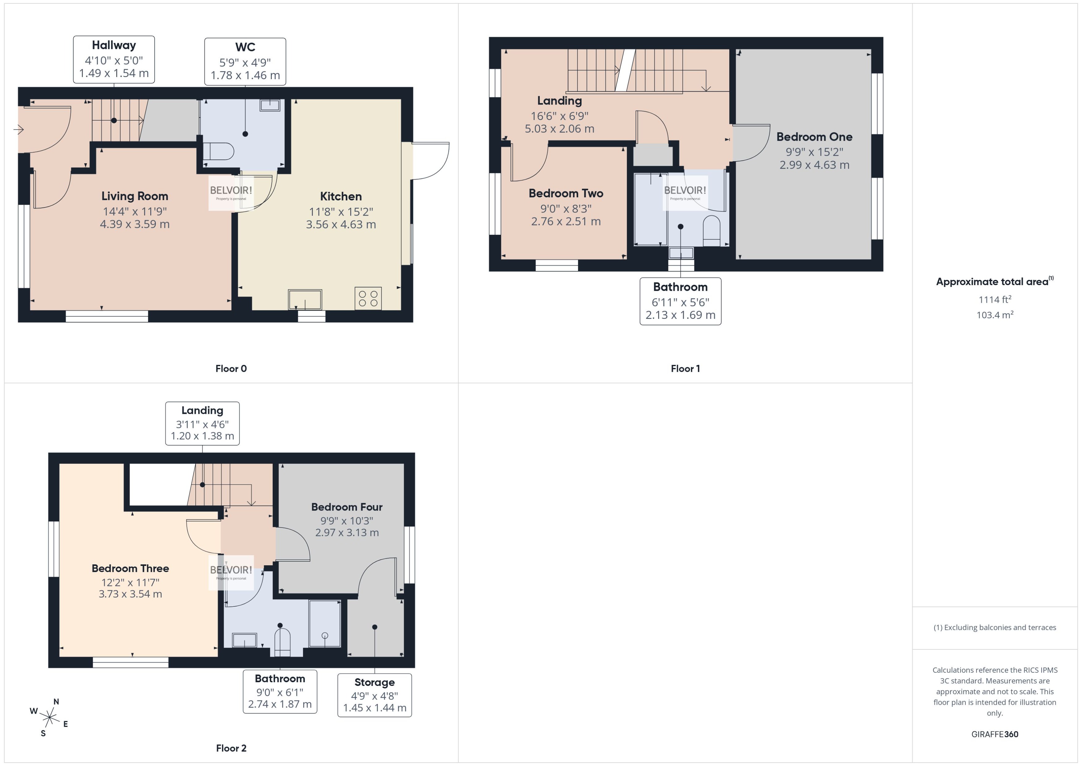 126, Manor Park Crescent, Sheffield floorplan