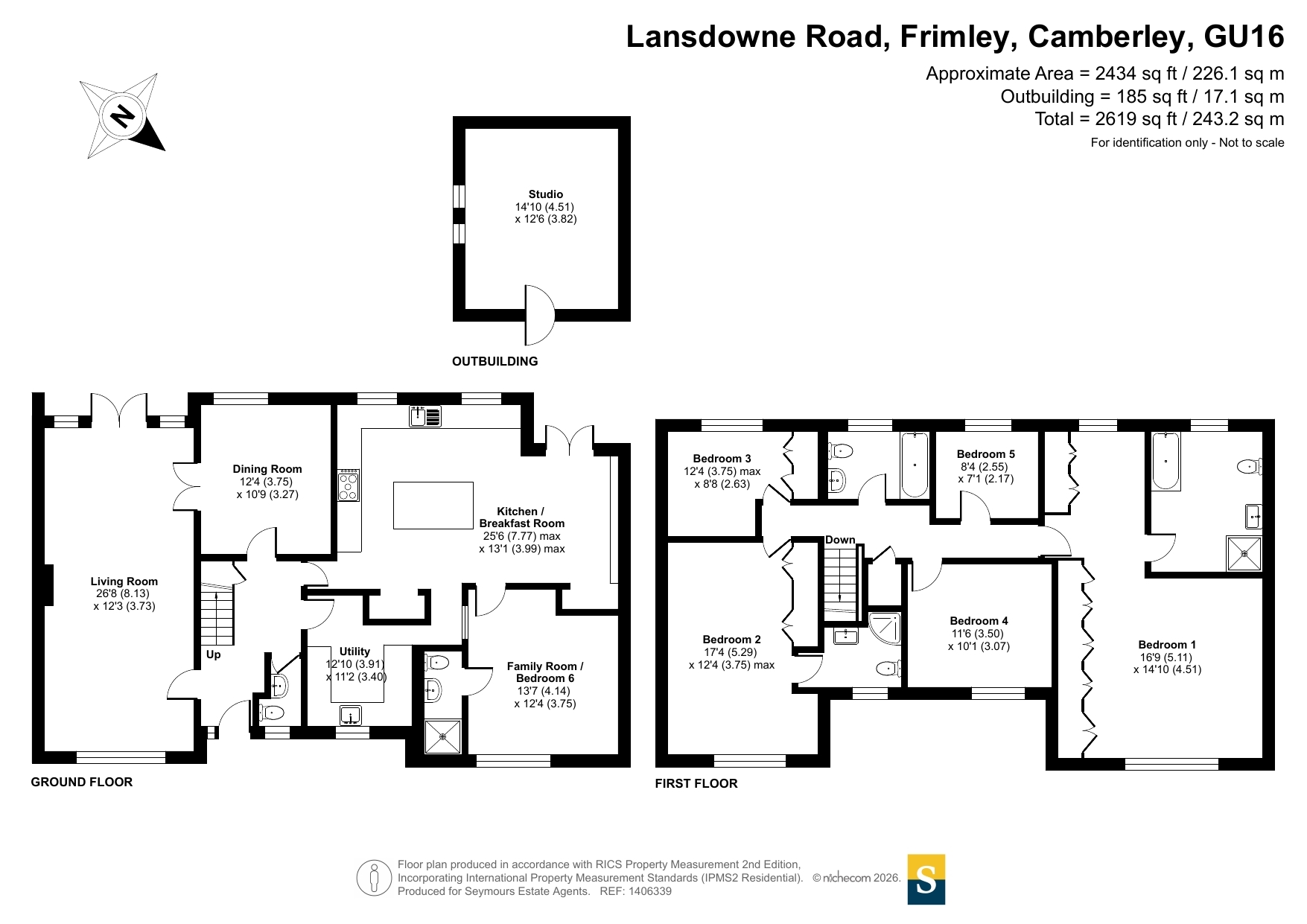1, Lansdowne Road, Camberley floorplan