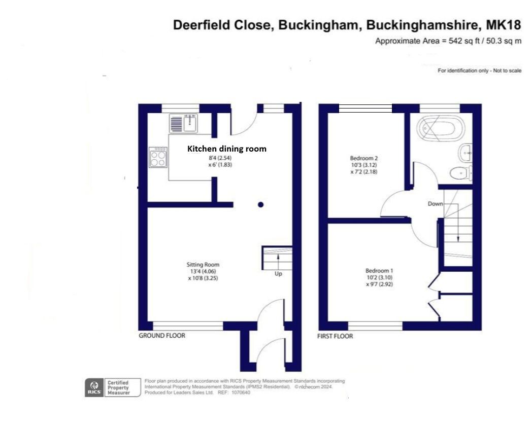 25a, Deerfield Close, Buckingham floorplan