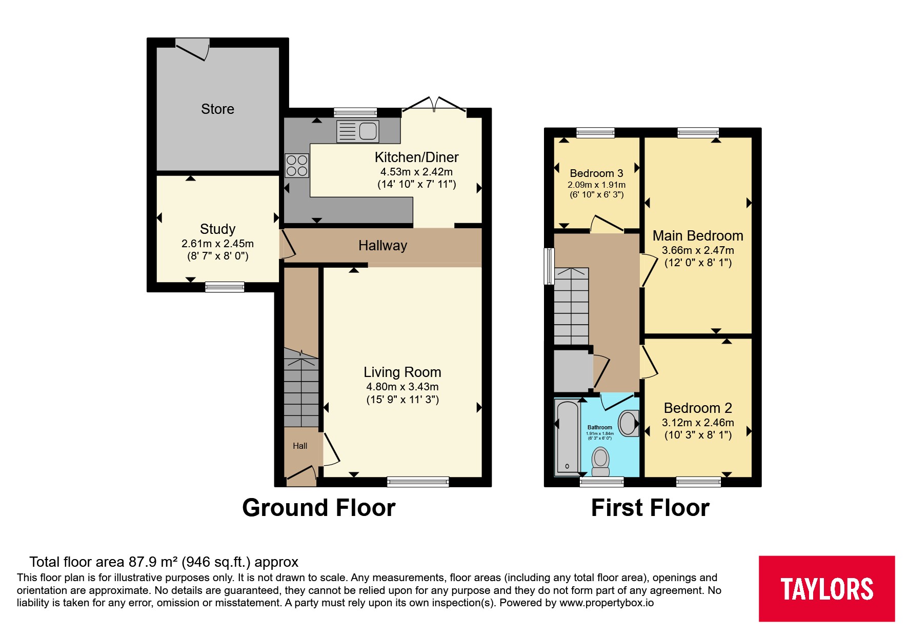 57, Lime Close, Hertfordshire floorplan