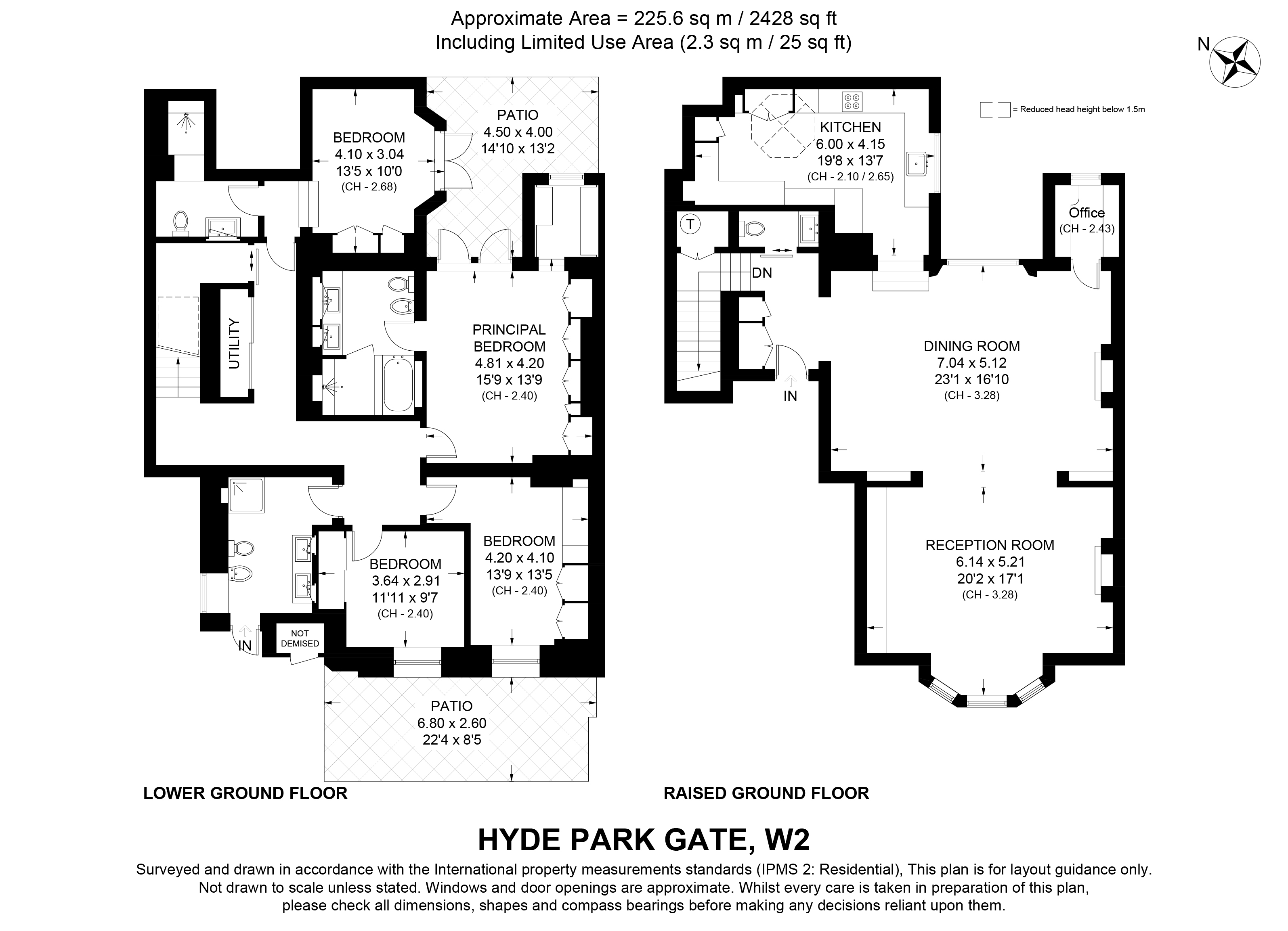 Flat 1, 19, Hyde Park Gate, London floorplan