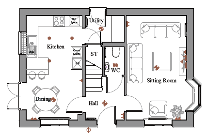 The Ford, Roman Road, Northampton floorplan