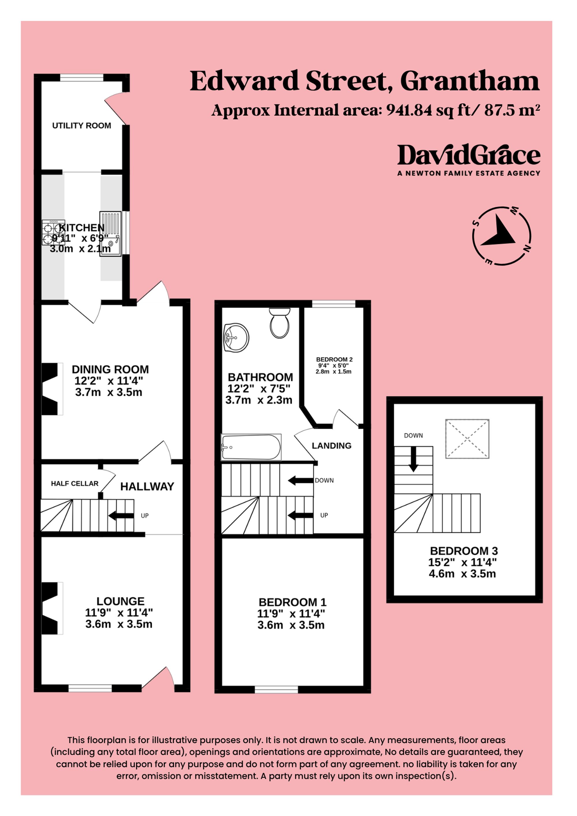 26 Edward Street, Grantham floorplan