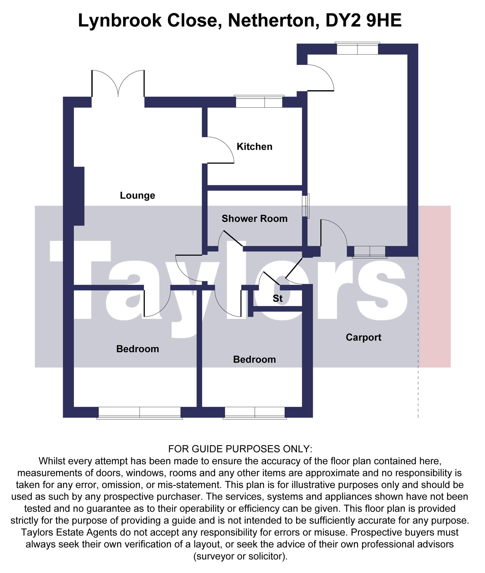 19, Lynbrook Close, Dudley floorplan