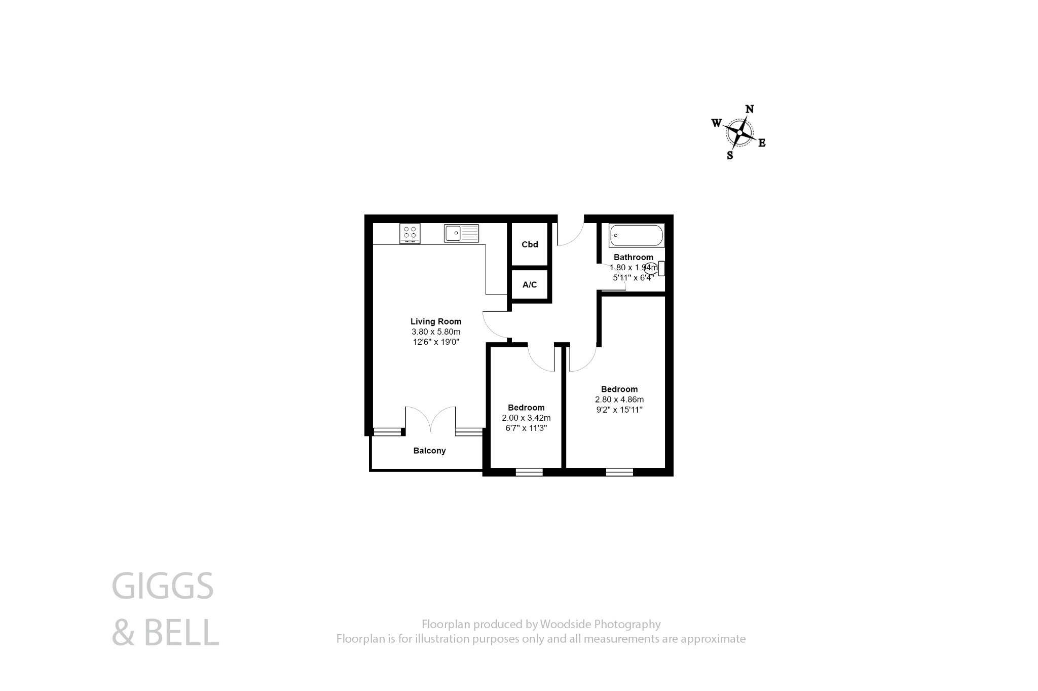 Apartment 81, The Academy, Luton floorplan