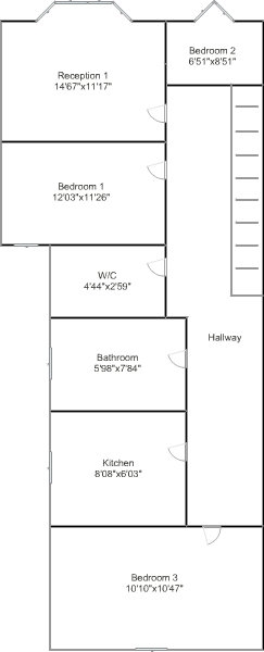 3 Bedrooms Maisonette to rent in Terrace Road, London, Greater London. E13