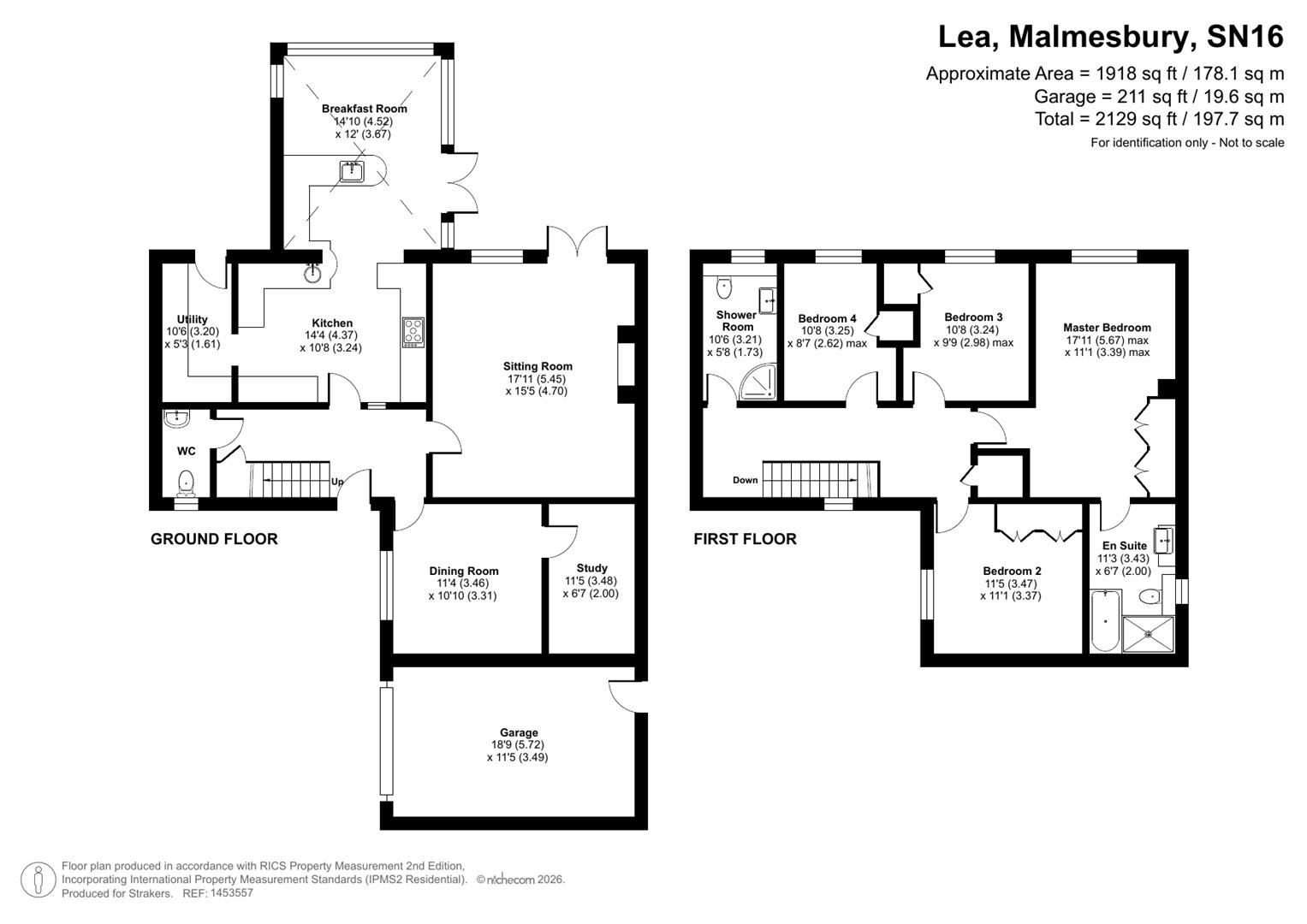 Tusker House, Lea, Malmesbury floorplan