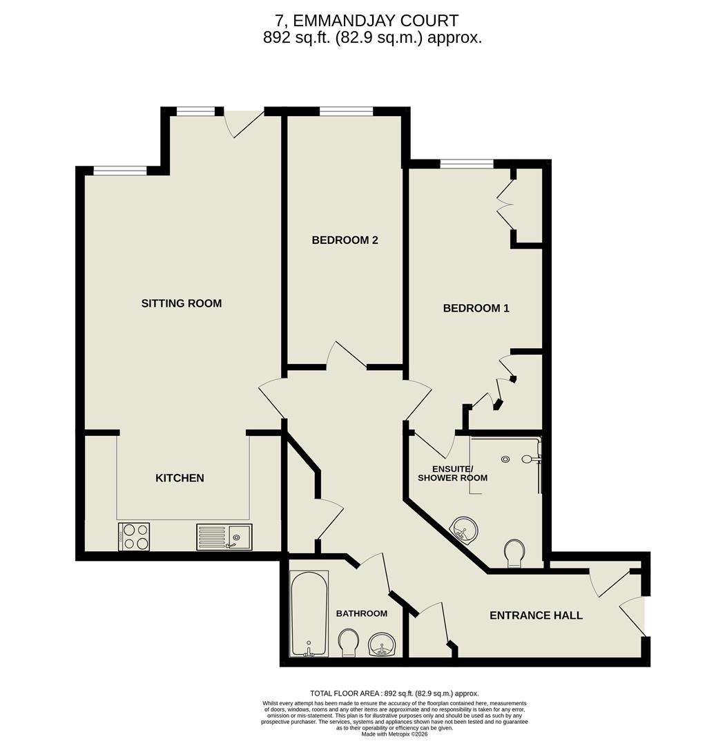 7 Emmandjay Court, Valley Drive, Ilkley floorplan