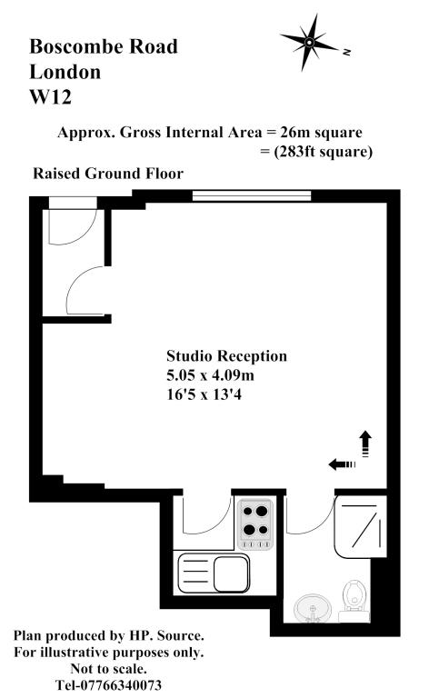 0 Bedrooms Studio to rent in Boscombe Road, Shepherds Bush, London W12