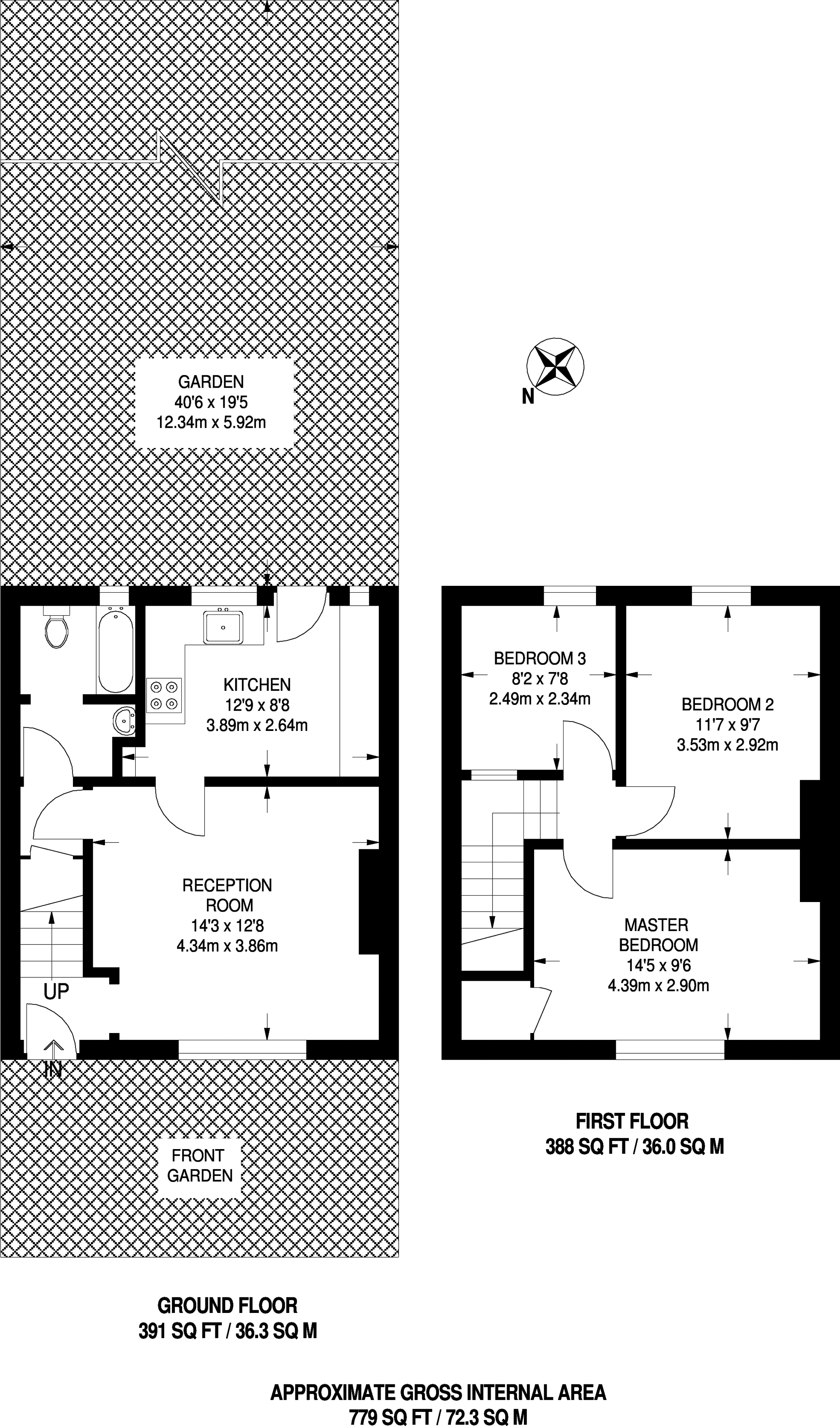 3 Bedrooms Terraced house to rent in Fleetwood Road, Kingston KT1