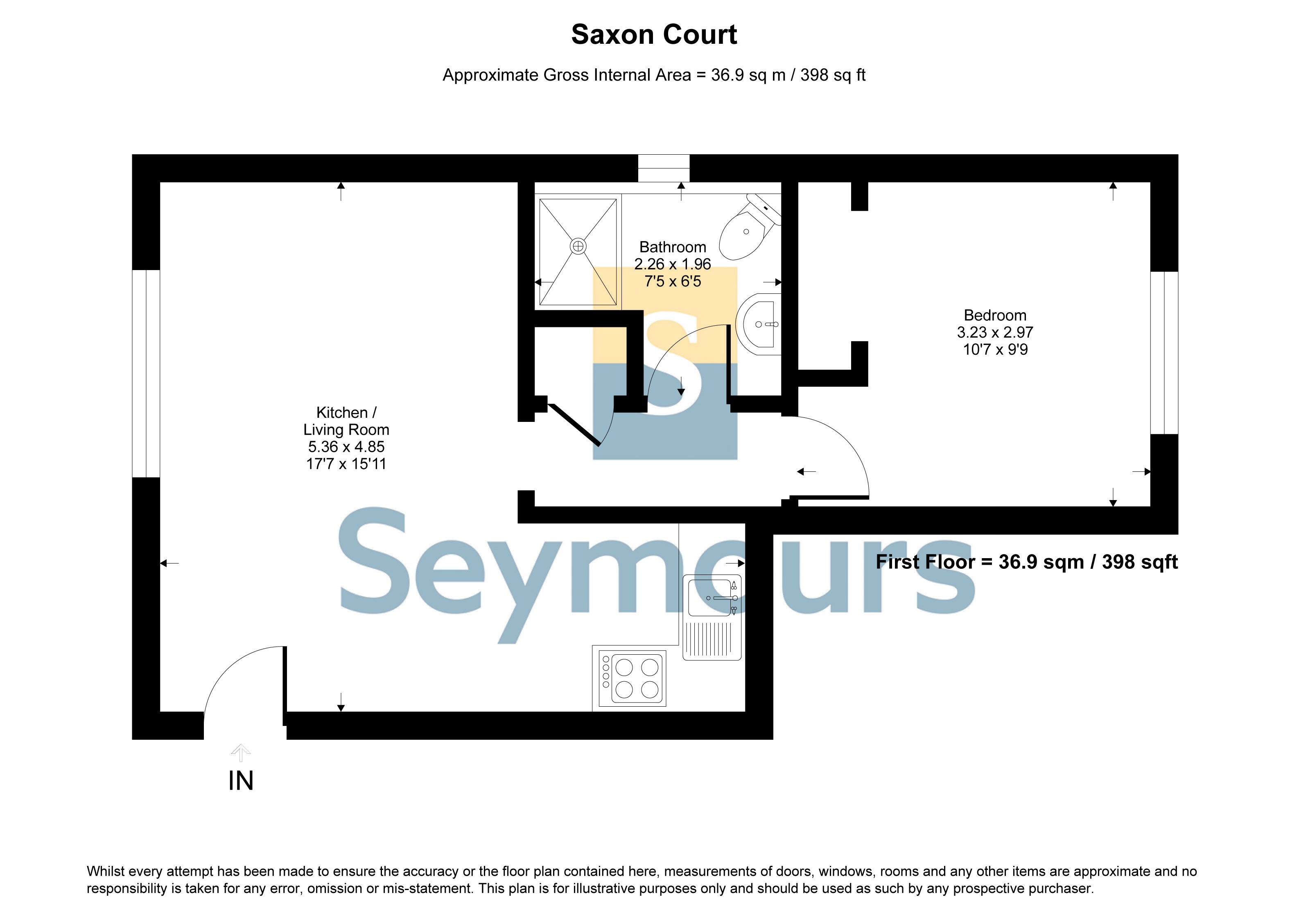 6, Saxon Court, Stanwell Moor floorplan