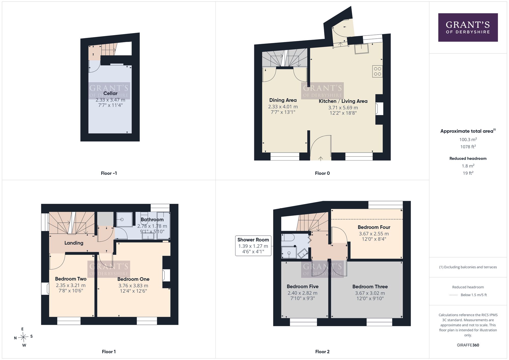 61 St. John Street, Matlock floorplan