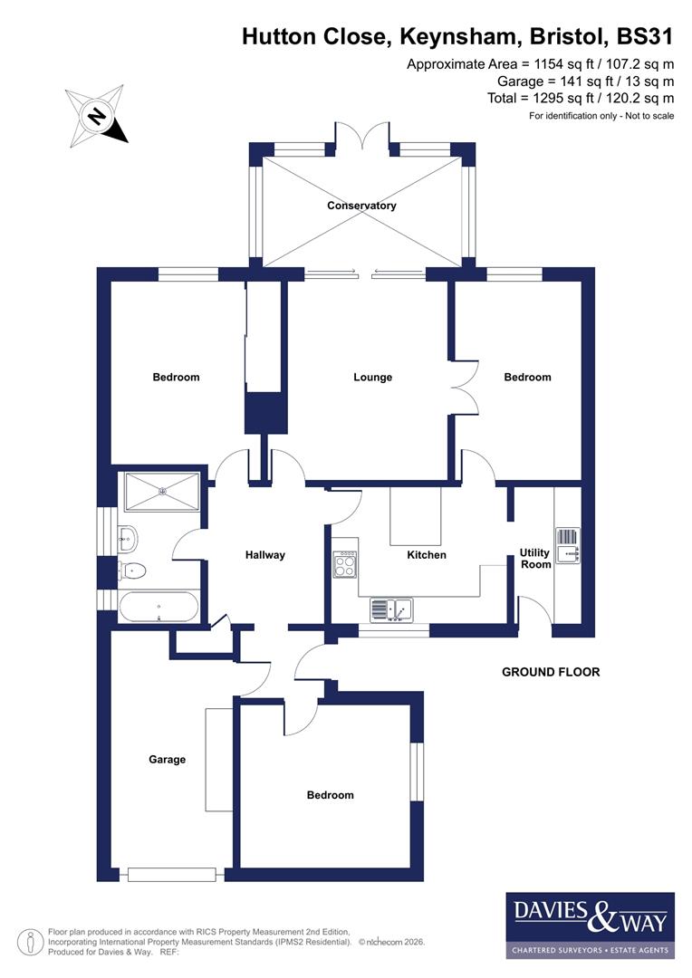 11, Hutton Close, Bristol floorplan