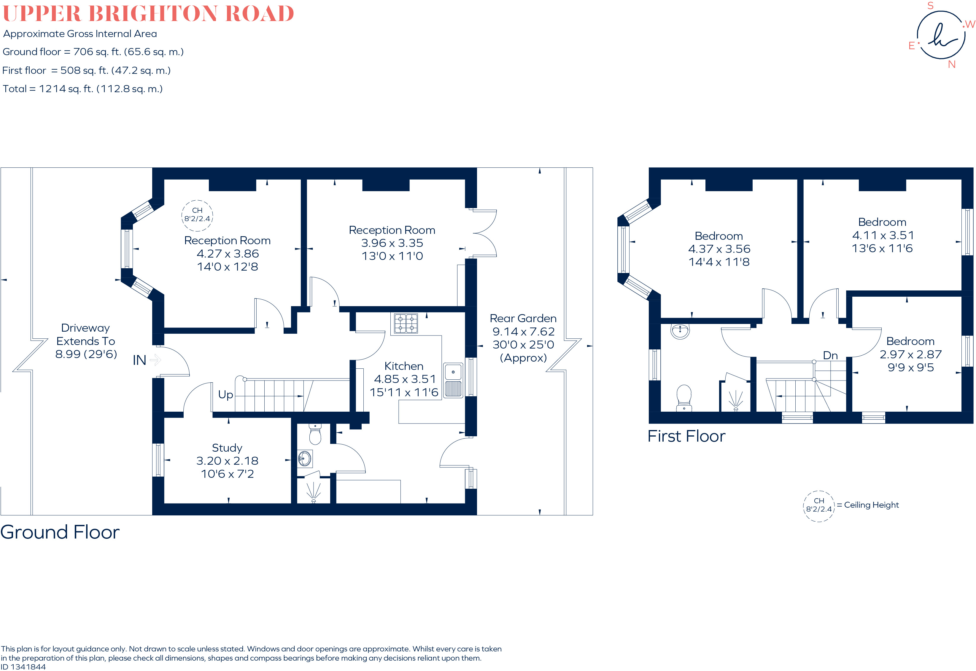 52, Upper Brighton Road, Surbiton floorplan