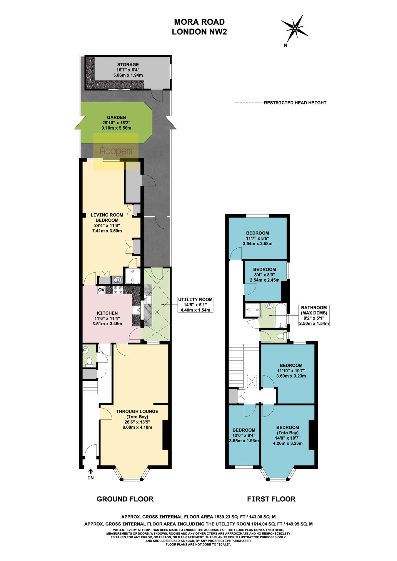 27, Mora Road, London floorplan