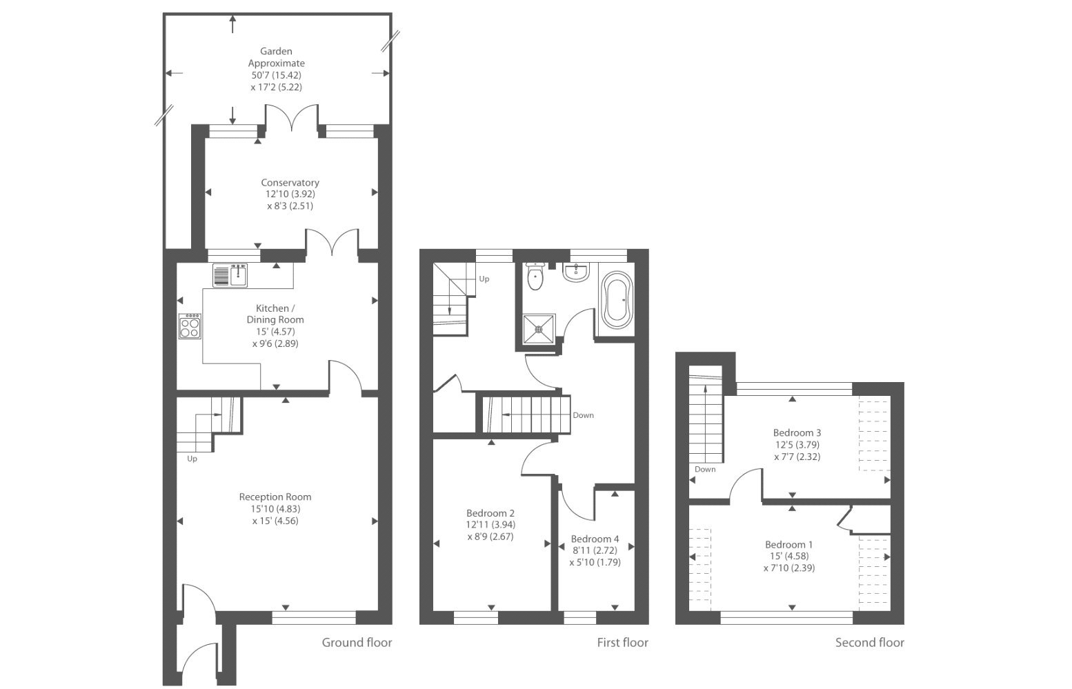44, Webb Crescent, Oxfordshire floorplan