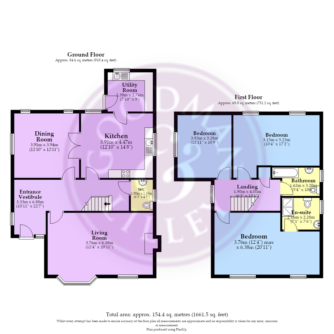Kestor, 118 Westbury Lane, Coombe Dingle floorplan