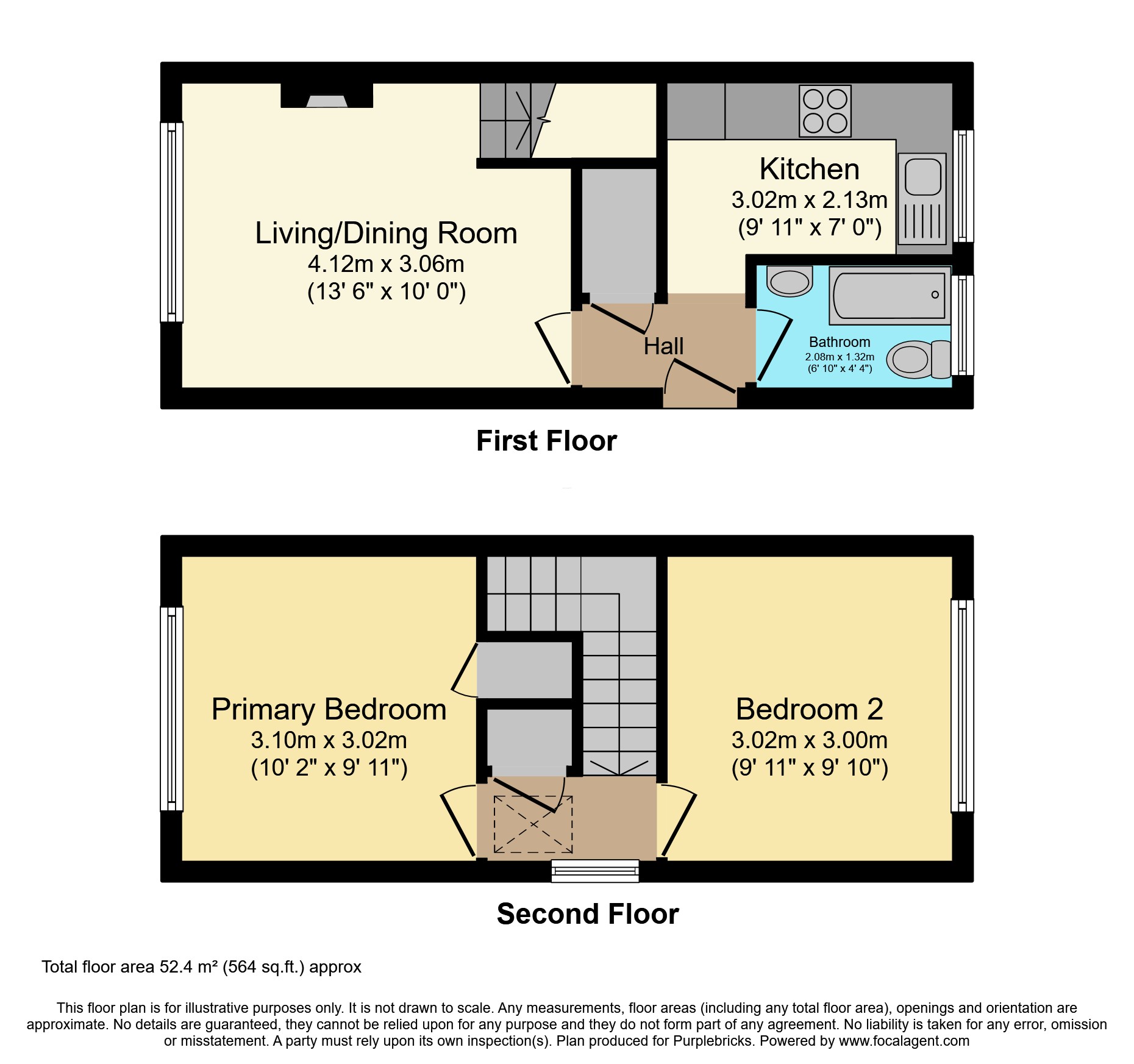 135, Uplands Avenue, Deeside floorplan
