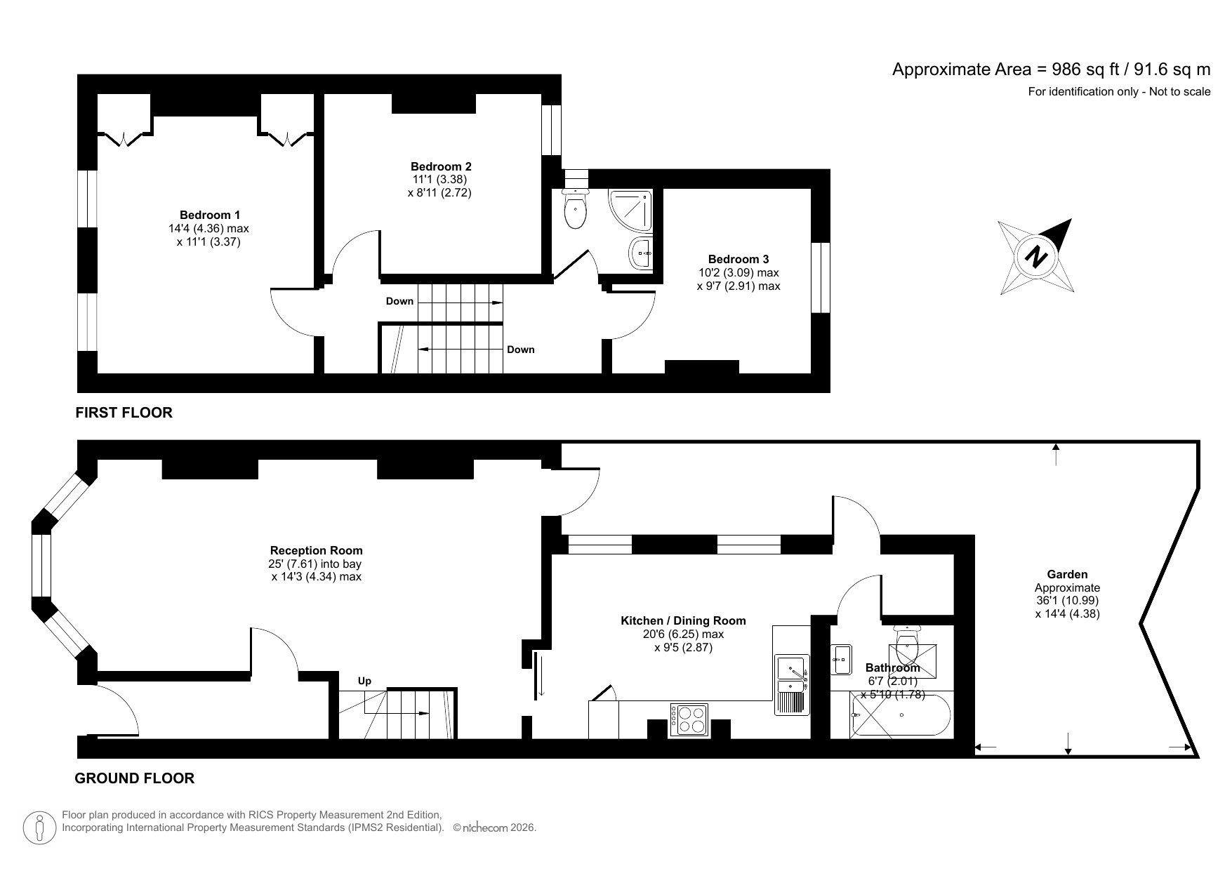 123, Perry Rise, London floorplan