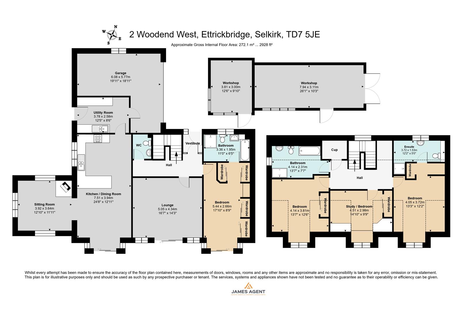 2, Woodend West, Selkirk floorplan