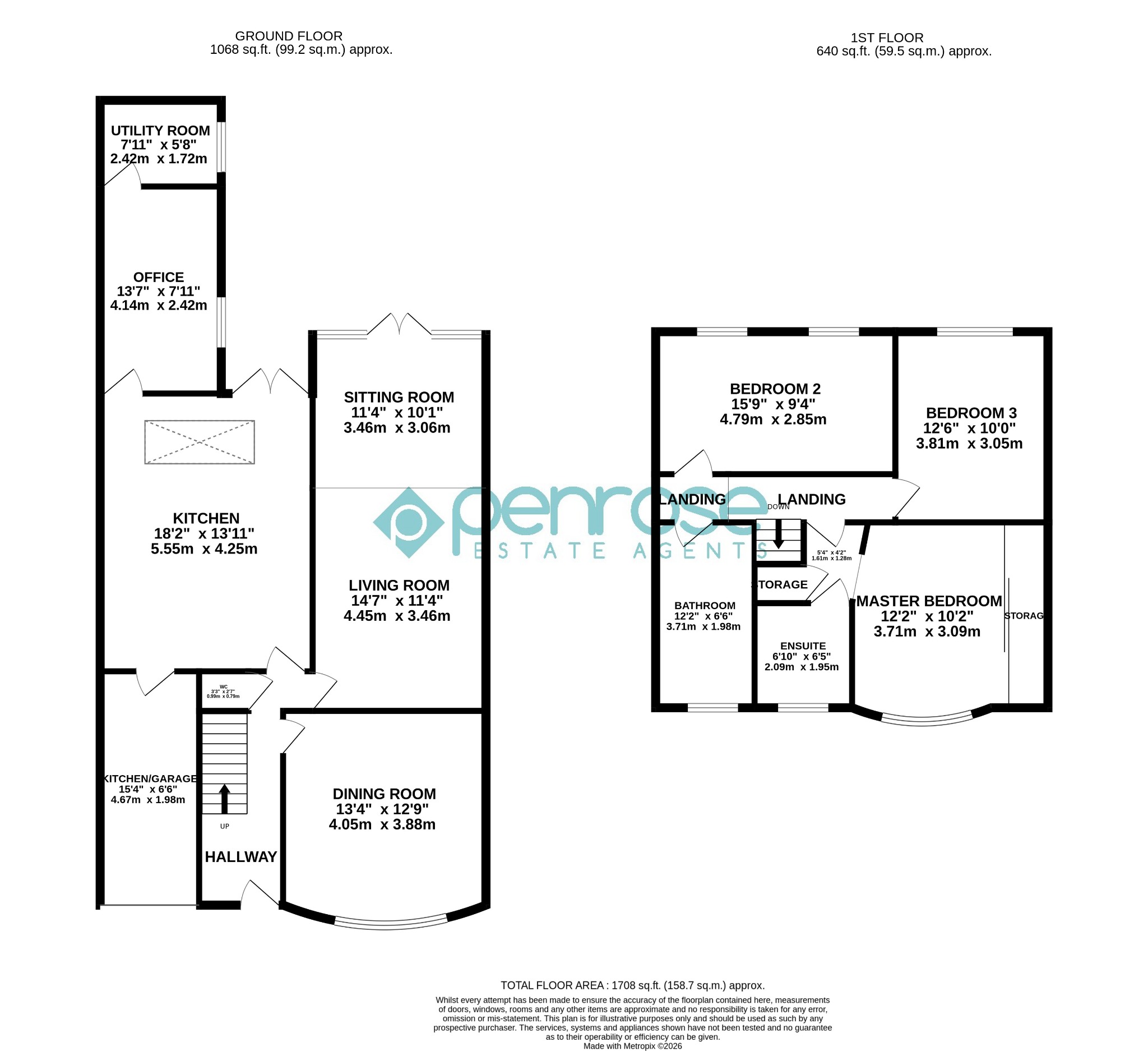 202 Cutenhoe Road, Luton, Bedfordshire floorplan
