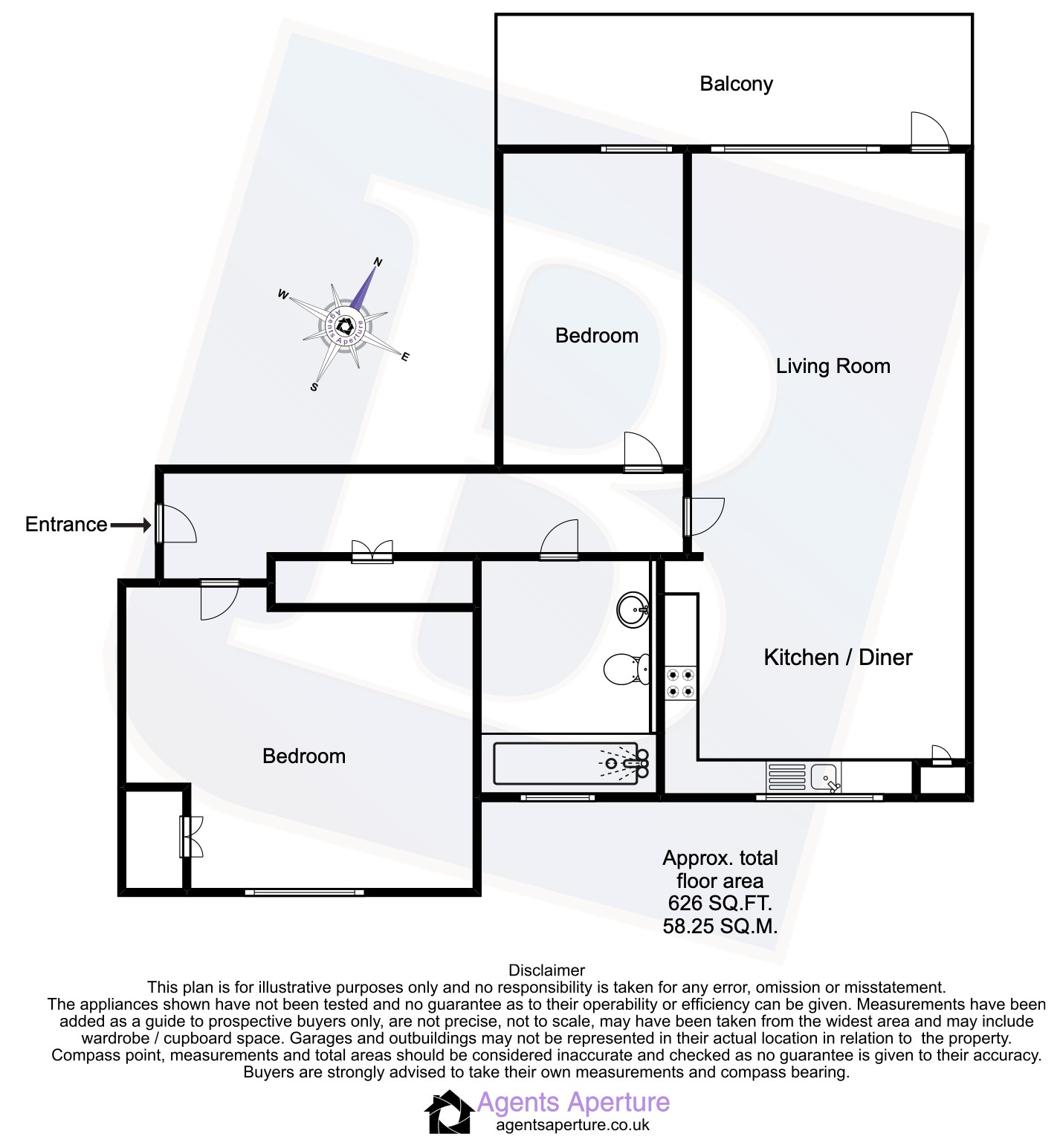 Flat 4,, Redberry Court, Rainham floorplan