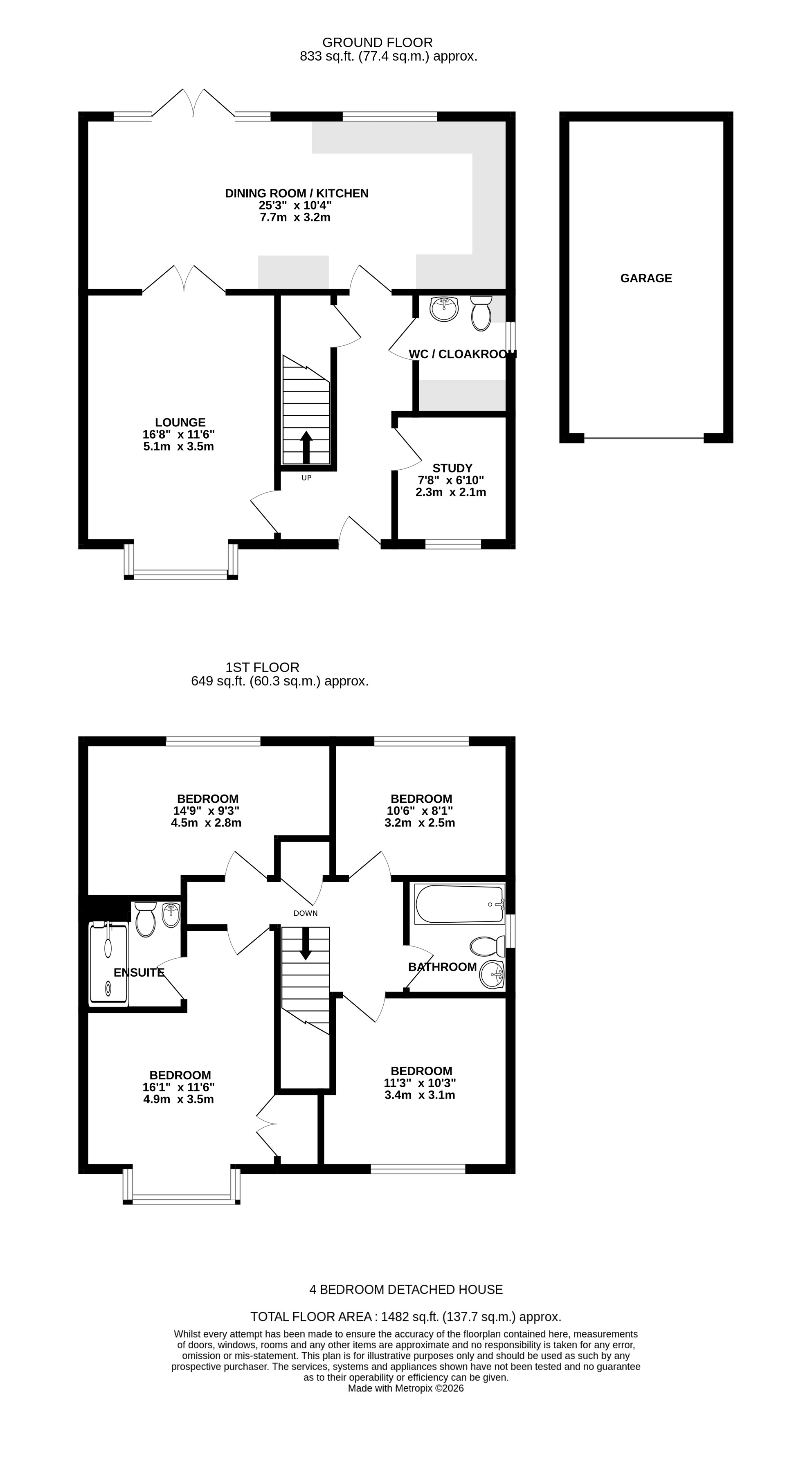 25, Kings Road, Ringmer floorplan