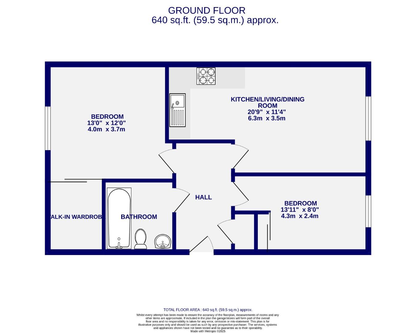 5 Smeed House, Birch Close, York floorplan